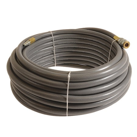 Continental PLG03830-05-53 - 3/8" x 5 ft PVC Coupled Multipurpose Air Hose 300 psi GY