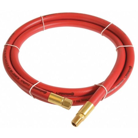 Continental PLR03830-03-33 - 3/8" x 3 ft PVC Coupled Multipurpose Air Hose 300 psi RD