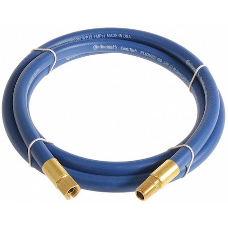 Continental PLB03830-10-33 - 3/8" x 10 ft PVC Coupled Multipurpose Air Hose 300 psi BL