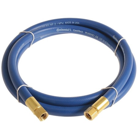 Continental PLB03830-03-43 - 3/8" x 3 ft PVC Coupled Multipurpose Air Hose 300 psi BL