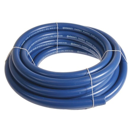 Continental PLB07525-200 - 3/4" ID x 200 ft. PVC Air Hose 250 PSI BL