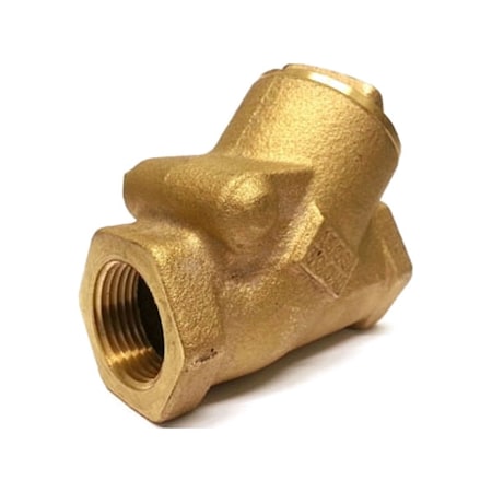 Milwaukee Valve 509Y 1" - Swing Y Check Valve,3.6875 in Overall L