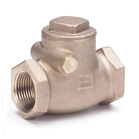 Milwaukee Valve 509 3/8 - Swing Check Valve,2.125 in Overall L