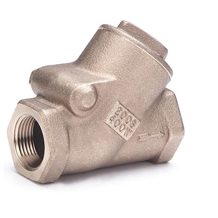 Milwaukee Valve 508 3/4" - 3/4" FNPT Bronze Swing Y Check Valve