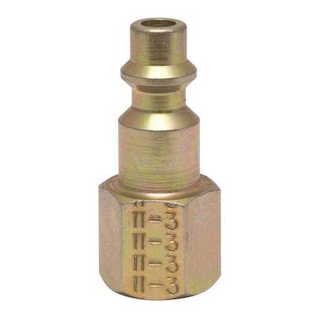 Foster 11-3B - Industrial Plug, 1/4 in FPT, Brass