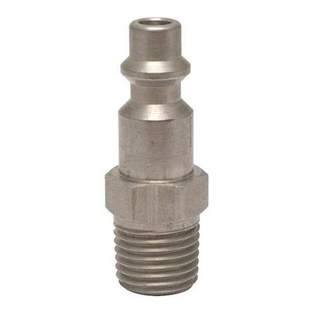 Foster 10-3S/S - Quick Connect Plug, 1/4 in MPT, 303 Stainless Steel