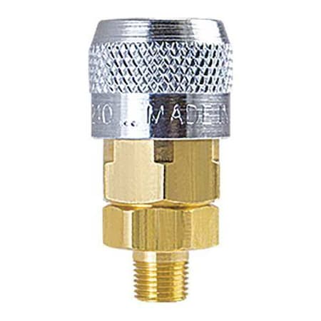 Foster 210-3103 - Safety Vent Socket, 210 Series, ARO, 1/4 in MNPT, Brass/Steel