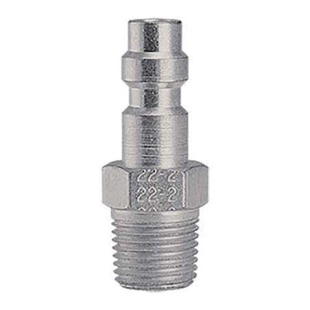 Foster 22-2 - Plug, 1/8 in x 1/8 in MPT, 2 Series, Steel
