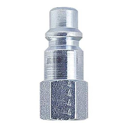 Foster 43-4 - Quick Connect Plug, 3/8 in FPT, 1-Way Shut-Off