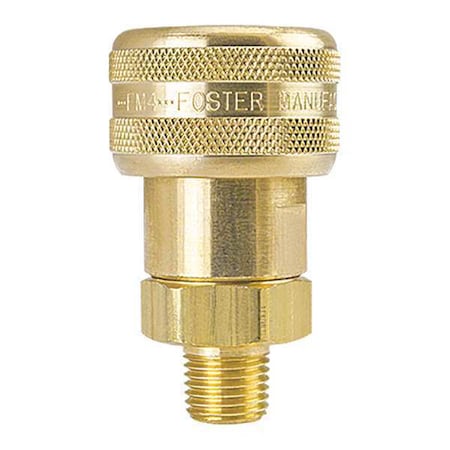 Foster FM4504 - Auto Socket, 1/2 in MPT, Brass