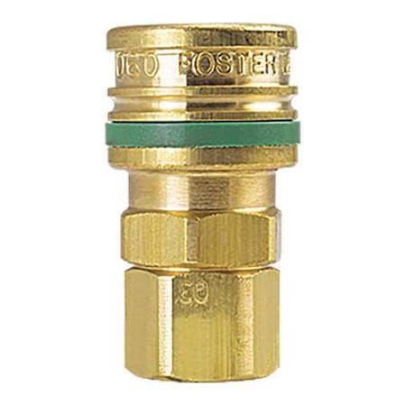 Foster O-3003 - Brass 1/4" Socket,1/4"FPT