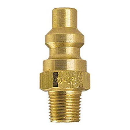 Foster O-12 - Plug,Brass 1/4" 1/8"MPT