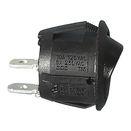 Buyers Products 6391105 - Momentary and On/Off Mini Round Rocker Switch Black