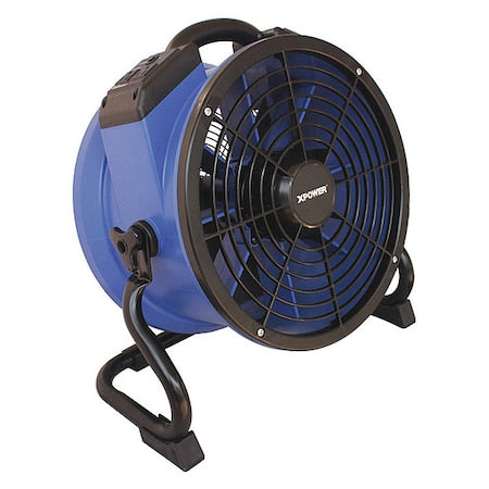Xpower X-35AR - Industrial High Temperature Axial Air Mover W/ Power Outlets for Daisy Chain, 1/4 HP, 1720 CFM, 1.6 Amps, Variable Speed