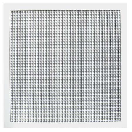American Louver SG-22X22-RTW-2PK - Return Air Grille 11.75 X 11.75, Powder Coated, Aluminum