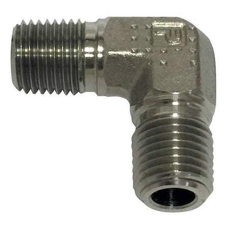 Parker 1/8 CR-SS - Hydraulic Hose Adapter,1" L,6000 psi
