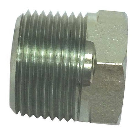 Parker 3/8 CD45-SS - Hydraulic Hose Adapter,1" L,4500 psi