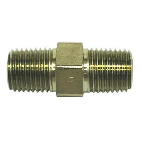 Parker 3/4 HHP-SS - Hydraulic Hose Adapter,0.62" L,6600 psi