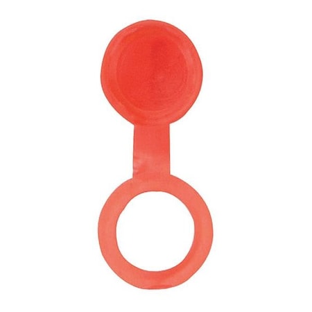Westward 52NZ17 - Fitting Cap,65 Deg.,PP,55/64" L,Red,PK10