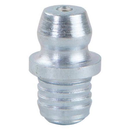 Westward 52NZ31 - Fitting, Straight, Stl, 1/4" Thrd Size, PK10