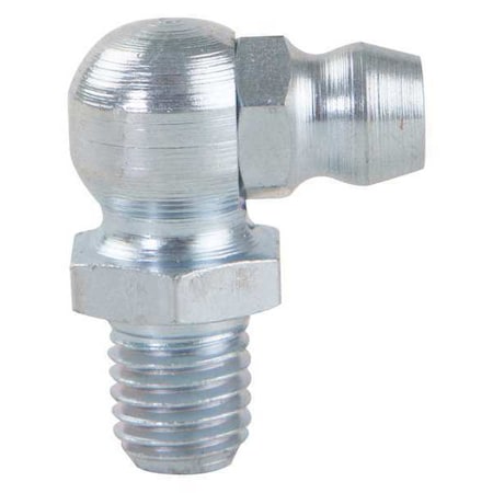 Westward 52NZ54 - Grease Fitting,45 Deg.,Stl,53/64" L,PK10