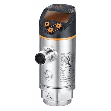 Ifm PN2298 - Electronic Pressure Sensor,-0.2to3.6psi
