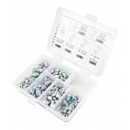 Westward 52PA12 - Grease Fitting Kit,No. Pieces 96,PK96
