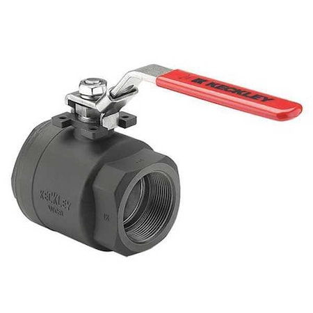 Keckley BVS2THFCSRGSL-075 - 3/4" FNPT Carbon Steel Ball Valve Inline