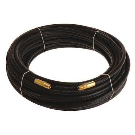 Continental HZB03820-100-11-G - 3/8" x 100 ft EPDM Coupled Air Hose 200 psi Black