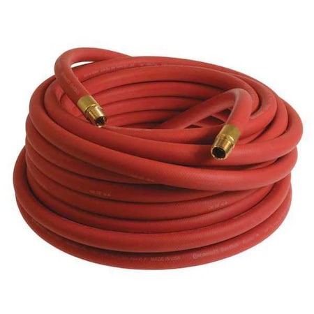 Continental HZR07525-100-11-G - 3/4" x 100 ft EPDM Coupled Air Hose 250 psi Red