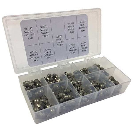 Kingfisher GFD8600 - Grease Fitting Kit,Metric Type