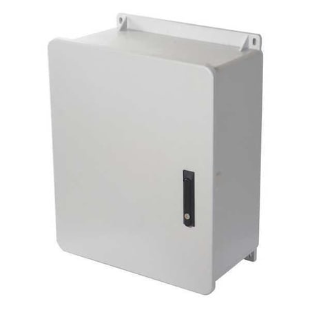 Wiegmann HW-J2020103PT - Keyed Latch Electrical Enclosures, 19.88 in H, 11.33 in D, 20 in W, 1, 12, 3 R, 4 X, 6 P, Fiberglass