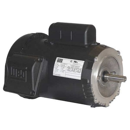Weg .5036ES1BW56CFL-S - Capacitor-Start General Purpose Motor, 1/2 hp HP, 115/208-230 V AC Voltage, 56 C Frame