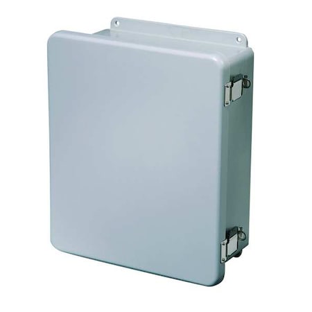 Wiegmann HW-J181608CHQR - Padlockable Hasp Electrical Enclosures, 17.69 in H, 8.45 in D, 16 in W, 1, 12, 3 R, 4 X, 6 P