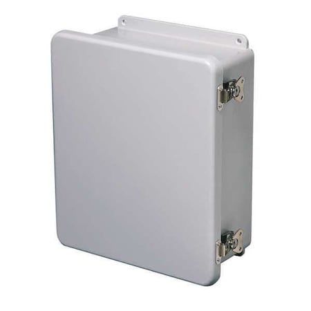 Wiegmann HW-J100806CHTL - Twist Latch Electrical Enclosures, 9.74 in H, 6-1/4 in D, 8 in W, 1, 12, 3 R, 4 X, Fiberglass
