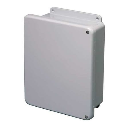 Wiegmann HW-J121206CHSC - Captive Screws Electrical Enclosures, 11.70 in H, 6.10 in D, 12 in W, 1, 12, 3 R, 4 X, 6 P, Fiberglass