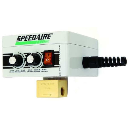 Speedaire 8505-2-110 - Auto Drain Valve, Drain Size 1/4", 4.0 gpm, Voltage: 115 V