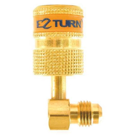 Uniweld EZAB90 - Anti-Blowback Hose Adaptor,Gold,1-1/4" L