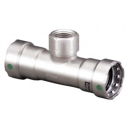 Viega 90220 - Tee, SS, Press-fit 2", 2", FNPT 3/4"