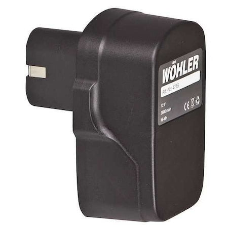 Wohler 4715 - Camera Battery,4 in Overall L
