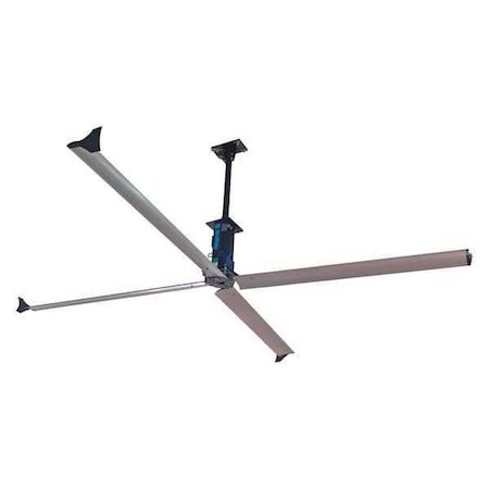 Skyblade STEP-1236-423-3 - HVLS Ceiling Fan, 12 ft Blade Dia, 4 Blades, Variable Speeds, 230 V AC
