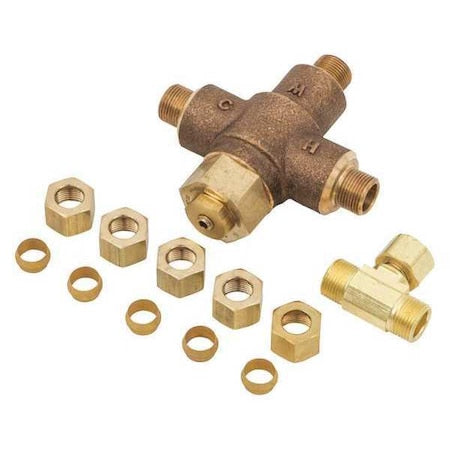 Acorn Controls ST70-38-BCT - Tempering Valve,Compression Inlet,Brass