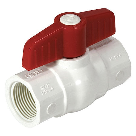 Nds E1420-10 - Manual 2-Way Ball Valve,NPT,PVC