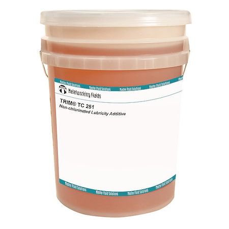 Trim TC251-5G - Cutting Oil Additive, 5 gal, Pail, Light Yellow to Amber