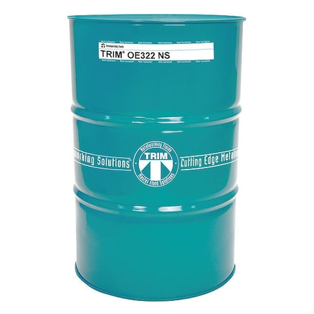 Trim OE322NS-54G - Cutting Oil, 54 gal, Drum, Straw Yellow