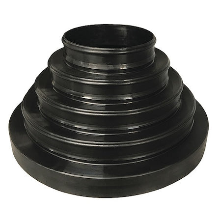 American Louver STR-NRD-BK-10PKIT - Neck Reducer,Round,Plastic,14" dia.,PK10