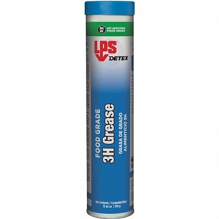Lps 54014 - Multipurpose Grease, 13 oz, Cartridge, Silicone Base, 230 Degrees F Max Op Temp, White