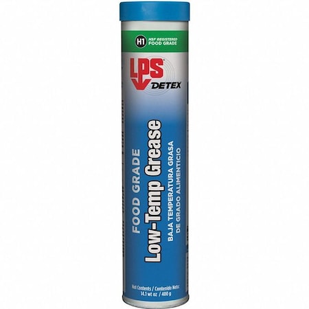 Lps 54214 - Multipurpose Grease, 14 oz, Cartridge, Synthetic Base, 395 Degrees F Max Op Temp, White
