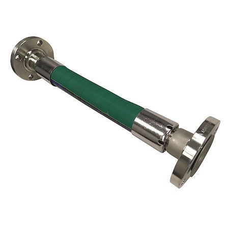 Boston H052364-GRN-10-SS-FF - Chemical Hose Assembly,4" ID x 10 ft.