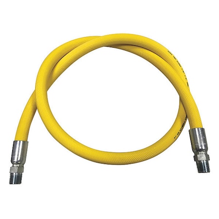 Kuriyama A1661-6-100-SSMPT - Chemical Hose,3/8" ID x 100 ft.,Yellow